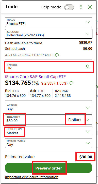 IJR buy form